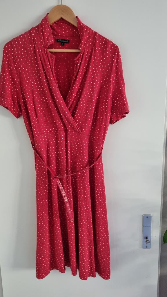 Rode King louie jurk maat L is 40, Kleding | Dames, Ophalen of Verzenden, Maat 38/40 (M), Rood