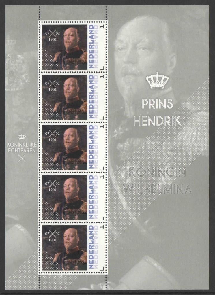 Postzegels Koninklijke Echtparen: Prins Hendrik, Postzegels en Munten, Ophalen of Verzenden, Na 1940, Postfris