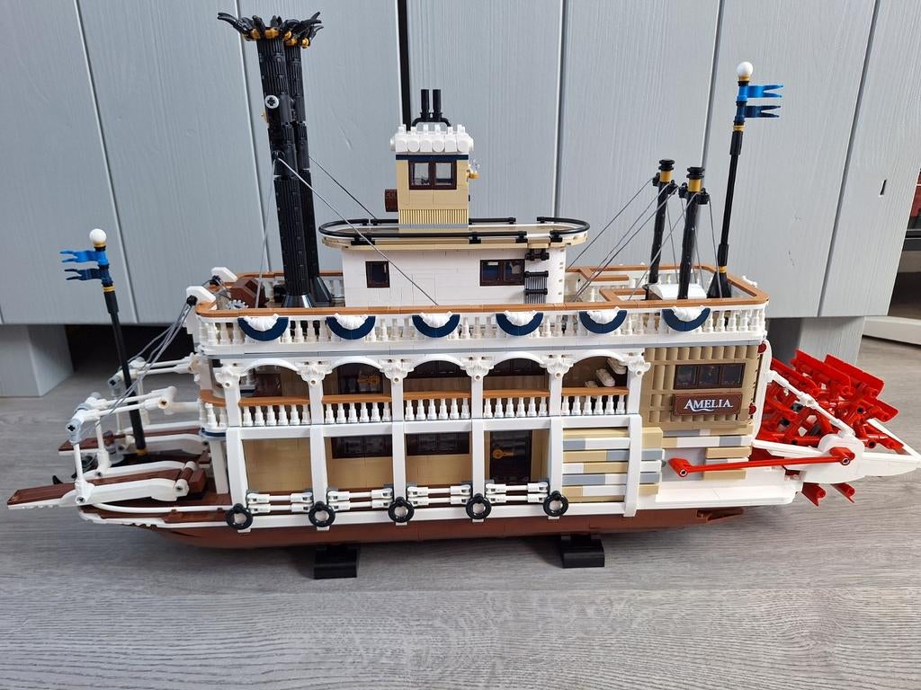 Lego Ideas stoomboot Amelia 21356, Ophalen, Zo goed als nieuw, Overige typen