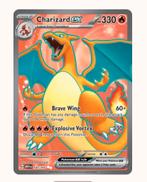Charizard ex Pokémon kaart 183/165 (Obsidian Flames), Ophalen of Verzenden, Zo goed als nieuw, Losse kaart