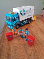 Playmobil vuilniswagen met poppetjes en accessoires, Ophalen of Verzenden, Zo goed als nieuw, Los playmobil