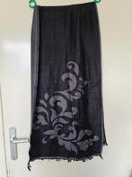 Sjaal donkergrijs met pailletten, Ophalen of Verzenden, Zo goed als nieuw, Sjaal