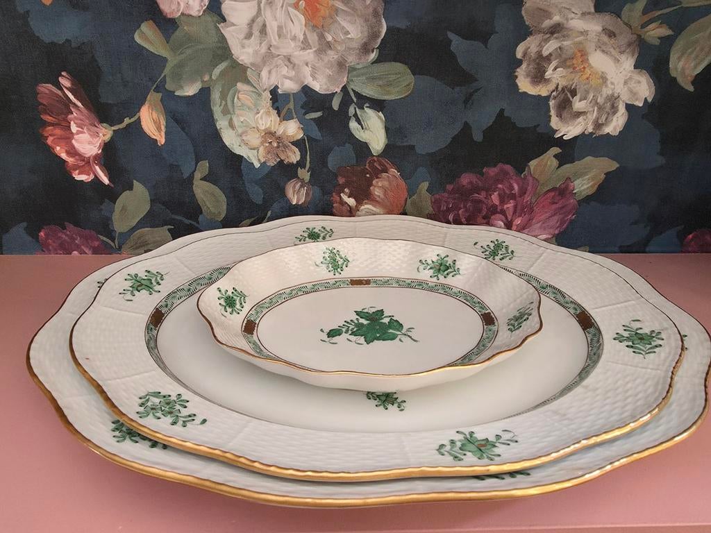 Set van 3 Herend Hungary serveerschalen, Ophalen of Verzenden