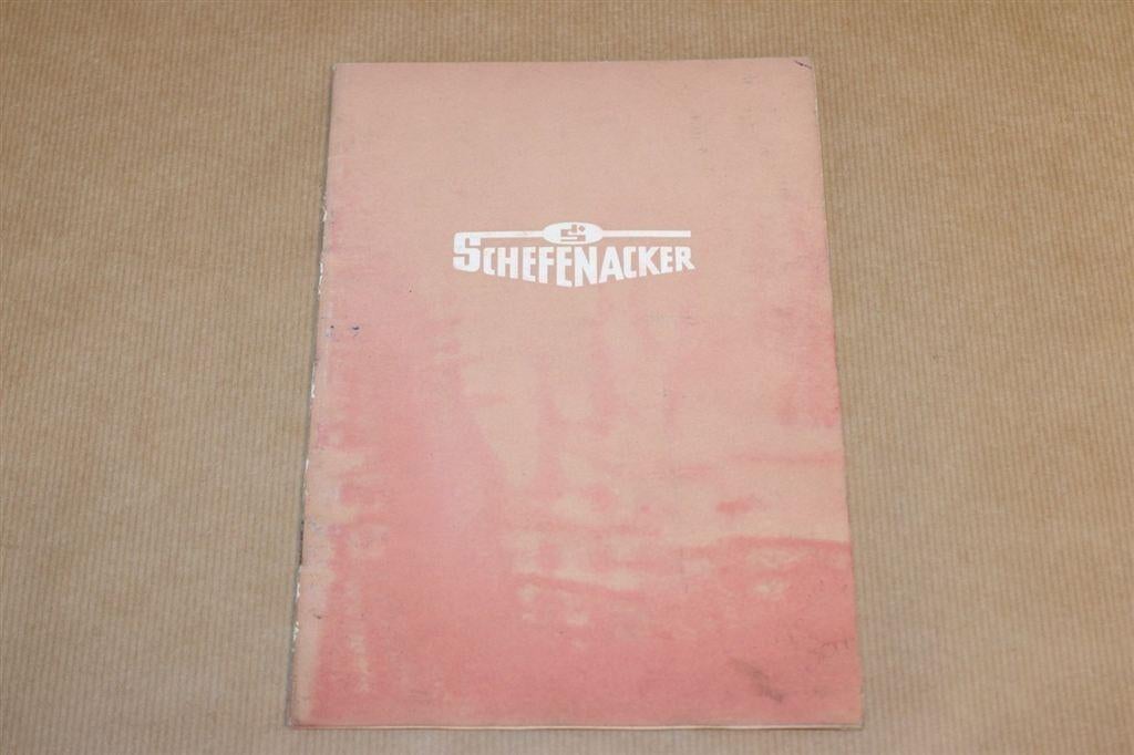 Oude handleiding Schefenacker Motormaaier - 1965, Boeken, Techniek, Ophalen of Verzenden, Gelezen, Bouwkunde