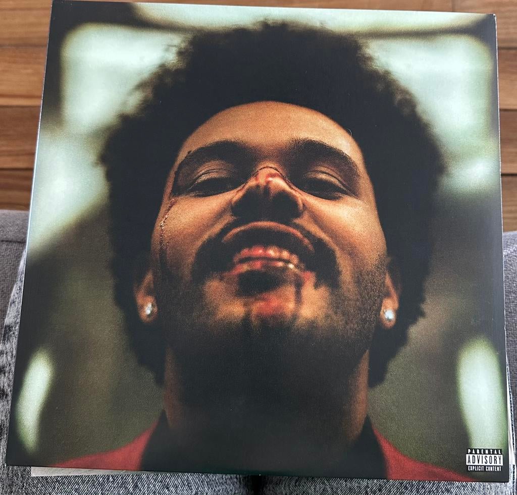 LP the weeknd - after hours vinyl red splatter 2LP, Ophalen, 2000 tot heden, Zo goed als nieuw, 12 inch
