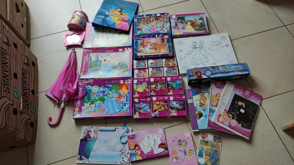 Groot prinsessenpakket  moet snel weg !!!, Ophalen of Verzenden, Meer dan 50 stukjes, Gebruikt