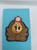🔴 Sovjet Marine badge Admiraal hoed onderzeeër USSR, Ophalen of Verzenden, Marine, Nederland, Embleem of Badge