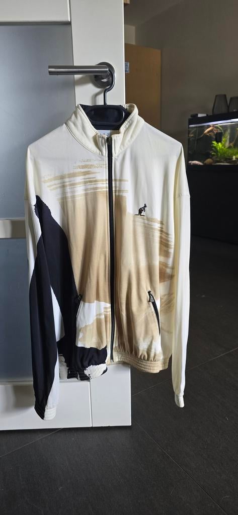 Australian jasje zwart met beige - Maat 50, Maat 48/50 (M), Beige, Ophalen of Verzenden, Gedragen