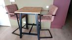 Mooie bartafel met heerlijke stoelen., Ophalen of Verzenden, Zo goed als nieuw, Inclusief barstoelen