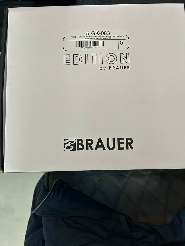 BRAUER inbouw kraan compleet, Ophalen of Verzenden, Nieuw, Koper, Kraan