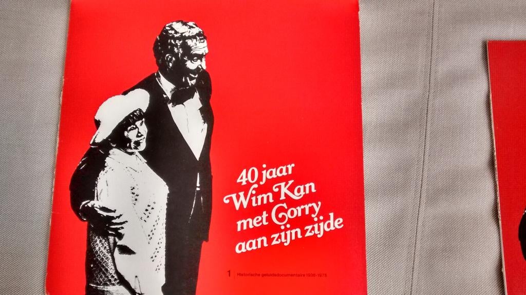 2 LP's 40 jaar Wim Kan met Corry aan zijn zijde, Cd's en Dvd's, Ophalen of Verzenden, Zo goed als nieuw, 12 inch, Overige genres