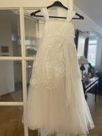 Elegante communiejurk/bruidsjurkje - lengte 95cm, aanpasbaar, Kinderen en Baby's, Kinderkleding | Maat 128, Ophalen of Verzenden