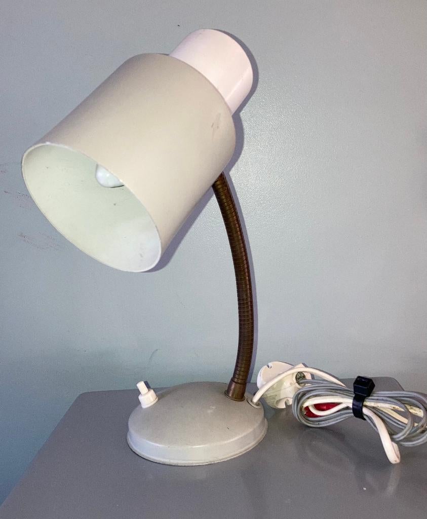 Vintag Hala tafellamp, Ophalen of Verzenden, Gebruikt, Metaal, Minder dan 50 cm