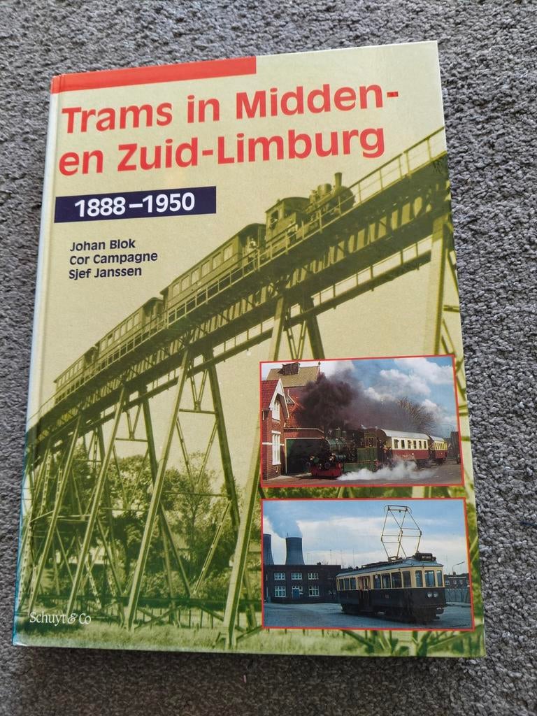Trams in Midden- en Zuid Limburg  Johan Blok, Boeken, Ophalen of Verzenden, Zo goed als nieuw, Onbekend, Trein