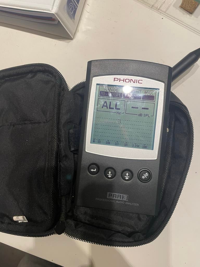Phonic PAA3 Professional Audio Analyzer, Ophalen of Verzenden, Zo goed als nieuw