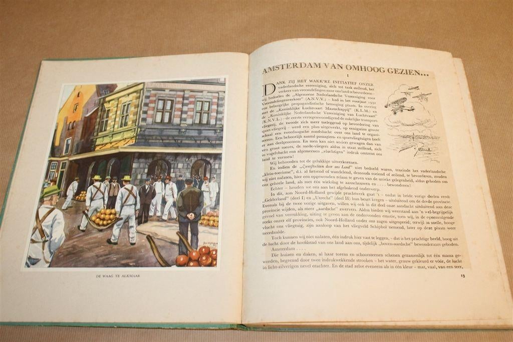 Zwerftochten Ons Land Noord-Holland, Compleet Album 1933, Boeken, Prentenboeken en Plaatjesalbums, Ophalen of Verzenden, Gelezen