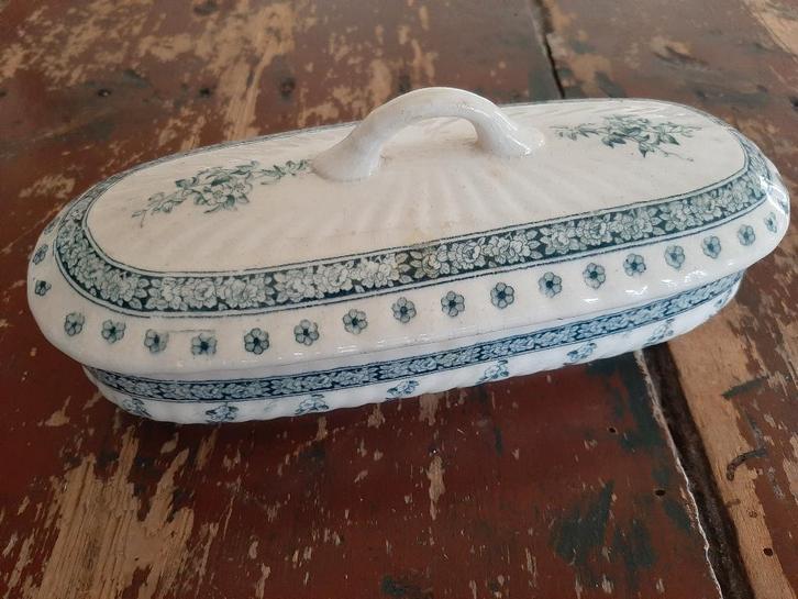 Regout kammen/borstelbakje "FLOWER", Antiek en Kunst, Antiek | Keramiek en Aardewerk, Ophalen of Verzenden