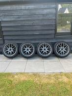 BMW CSL style velgenset / bandenset / grijs/ brons 18 inch, Auto-onderdelen, Banden en Velgen, Ophalen, 18 inch, 245 mm, Velg(en)