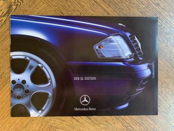Brochure folder Mercedes-Benz SL Edition R129 2001 nieuw! beschikbaar voor biedingen