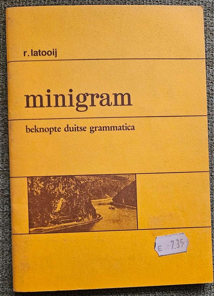 Minigram Beknopte Duitse Grammatica - R. Latooij, Boeken, Taal | Duits, Gelezen, Non-fictie, Ophalen of Verzenden