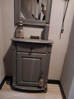 Antraciet kastje met spiegel, Huis en Inrichting, Kasten | Overige, Ophalen