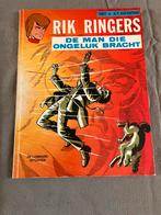 Rik Ringers nr 20 - de man die ongeluk bracht - 1e druk 1975, Ophalen of Verzenden, Duchâteau, Zo goed als nieuw, Eén stripboek