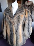 Prachtige echte fox bontjas bont jas bontmantel XL/XXL, Ophalen of Verzenden, Zo goed als nieuw, Maat 46/48 (XL) of groter, Bruin