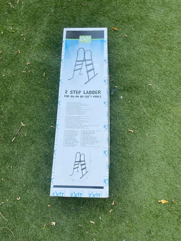 Zgan EXIT 2-Step Zwembad Ladder, Tuin en Terras, Zwembad-toebehoren, Nieuw, Ladder, Ophalen of Verzenden