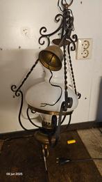 Antieke koperen hanglamp, Ophalen of Verzenden