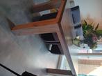 Tafel + 4 stoelen, Huis en Inrichting, Tafels | Eettafels, Ophalen, Overige materialen, Gebruikt, 50 tot 100 cm