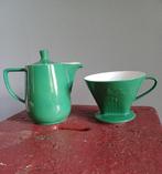 Porseleinen Melitta koffie kan + filter retro, Ophalen, Nieuw, Overige materialen, Overige typen