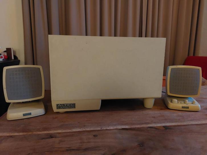 Altec Lansing ACS340 Audio Set met Subwoofer, Computers en Software, Pc speakers, Gebruikt, Audiokanaal 2.1, Ophalen of Verzenden