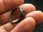 Bodemvondst Romeinse brons KINDER RING fraai artefact!, Ophalen of Verzenden