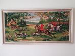 Jachttafreel geborduurd, Ophalen of Verzenden