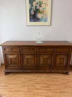 Houten dressoir met lades en deuren, Ophalen, Gebruikt, 150 tot 200 cm, Met lade(s)