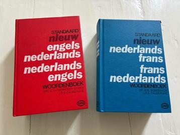 Woordenboeken Nederlands-Engels en Nederlands-Frans beschikbaar voor biedingen