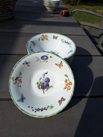 Janneke Brinkman Diepe Borden - Fruit & Flowers (10 stuks) beschikbaar voor biedingen