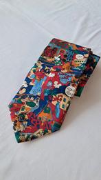Tie Rack Disney zijden stropdas rood vintage Novelty Mickey, Tie Rack, Ophalen of Verzenden, Zo goed als nieuw, Met patroon