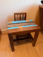 Fairtrade peuter/kinder bureau met stoeltje, Kinderen en Baby's, Kinderkamer | Tafels en Stoelen, Ophalen, Zo goed als nieuw, Tafel(s) en Stoel(en)