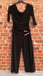 Ribkoff slanke zwarte jumpsuit met grote gesp maat 38, Kleding | Dames, Jumpsuits, Maat 38/40 (M), Verzenden, Zwart, Joseph Ribkoff