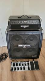 Behringer V-Ampire LX1200H met BG412H UltraStack 400 watts, Muziek en Instrumenten, Ophalen, Gebruikt, Gitaar, 100 watt of meer