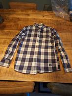 Overhemd WE 146/152, Verzenden, Zo goed als nieuw, Blauw, Overige halswijdtes