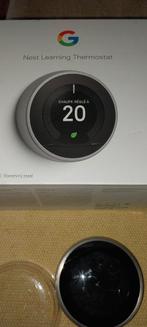 google nest roestvrij staal learning thermostaat, Ophalen of Verzenden, Nieuw