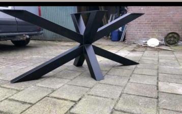 tafelonderstellen staal & Hout  beschikbaar voor biedingen