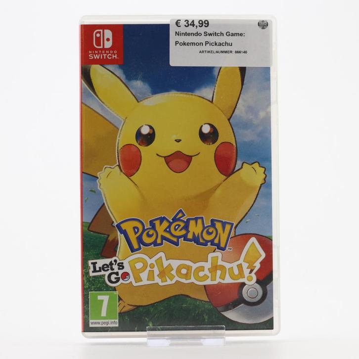 Nintendo Switch Game: Pokemon Pickachu, Spelcomputers en Games, Spelcomputers | Nintendo Switch, Zo goed als nieuw