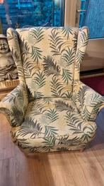 Ikea Strandmon oor fauteuil Jungle en/of okergeel, Huis en Inrichting, Fauteuils, Ophalen, Zo goed als nieuw, 75 tot 100 cm, 50 tot 75 cm