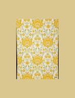 4791 barok behang geel bloemen retro jaren 70 sierlijk swiet, Huis en Inrichting, Verzenden, Geel