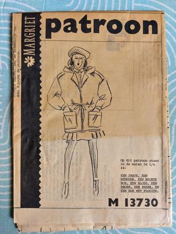 Vintage origineel Margriet naaipatroon jaren 80 M 13730 beschikbaar voor biedingen