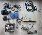 PlayStation 1 met 11 games, 4 controllers en 2 memory cards, Ophalen of Verzenden, Gebruikt, Met 3 controllers of meer, Met games