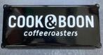 Emaille-Reclamebord-Koffie-Cook&Boon-Perfecte staat-Mooi ! !, Verzamelen, Merken en Reclamevoorwerpen, Ophalen of Verzenden, Zo goed als nieuw